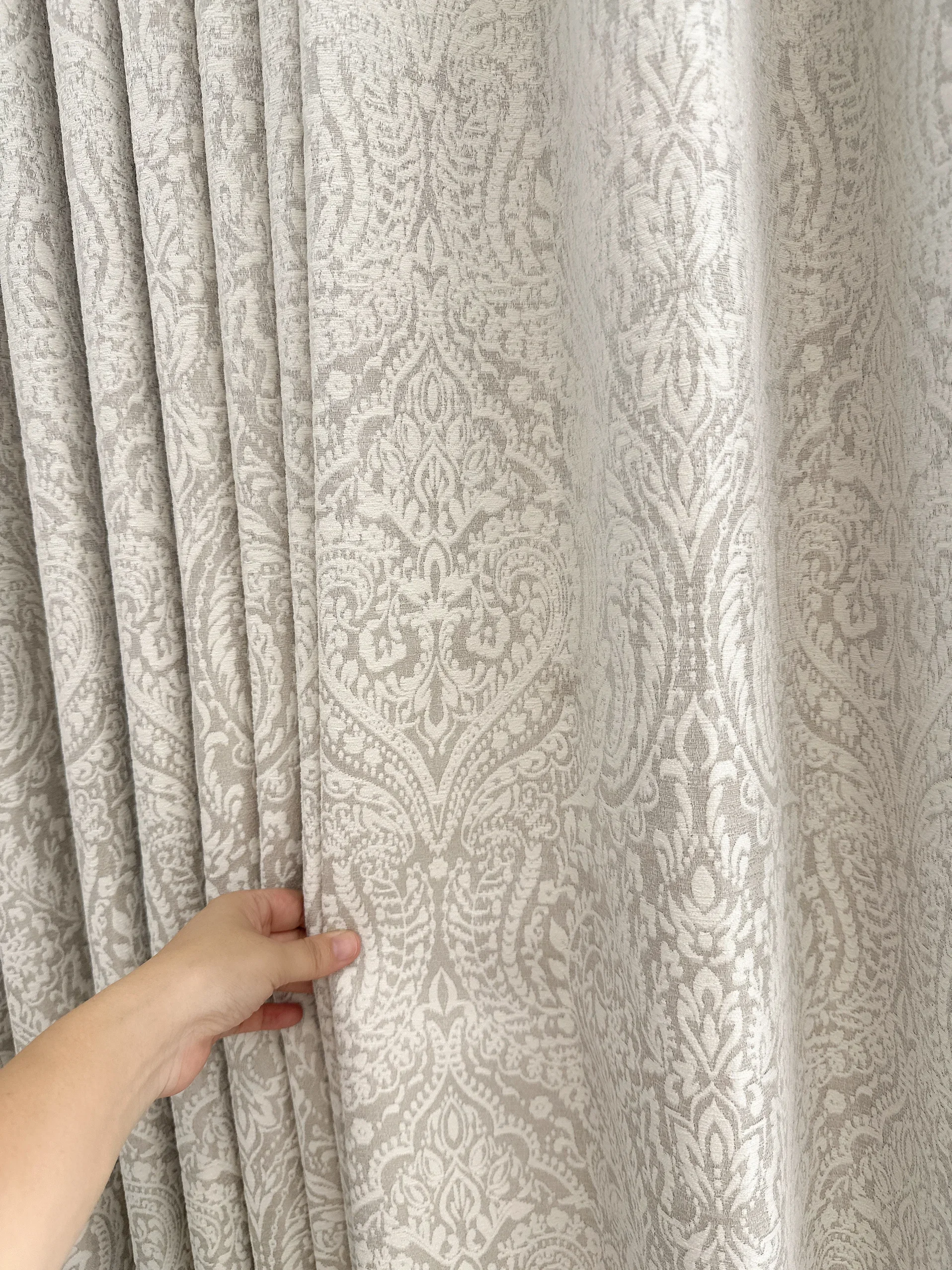 

Жаккардовые шторы JESSANS синие для гостиной