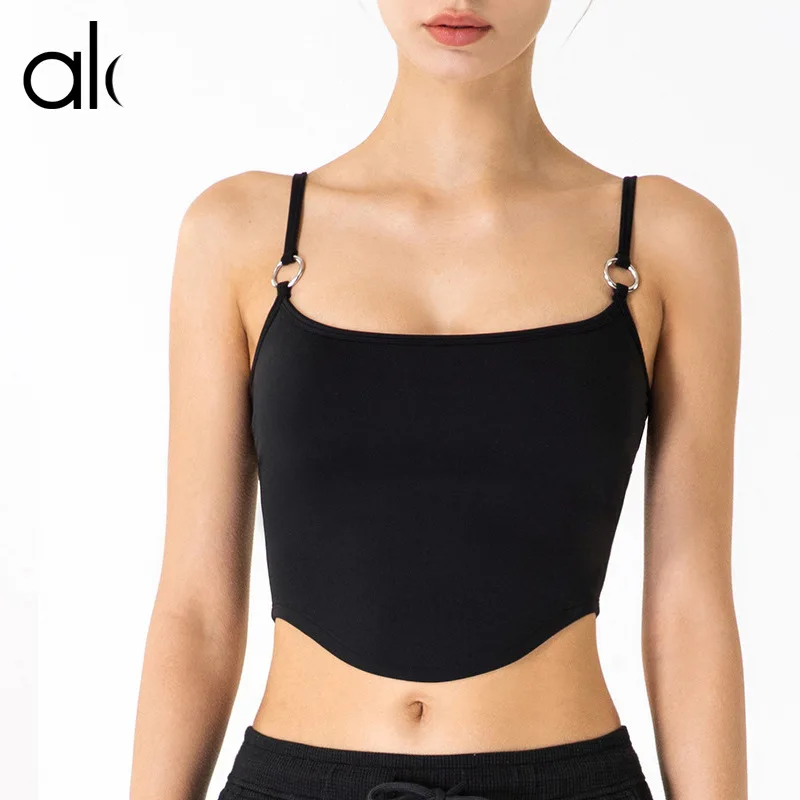

21SS Alo Yog European and American New Shockproof Running Quick-drying Gather Sports Underwear Bra Yoga Vesthigh Quality