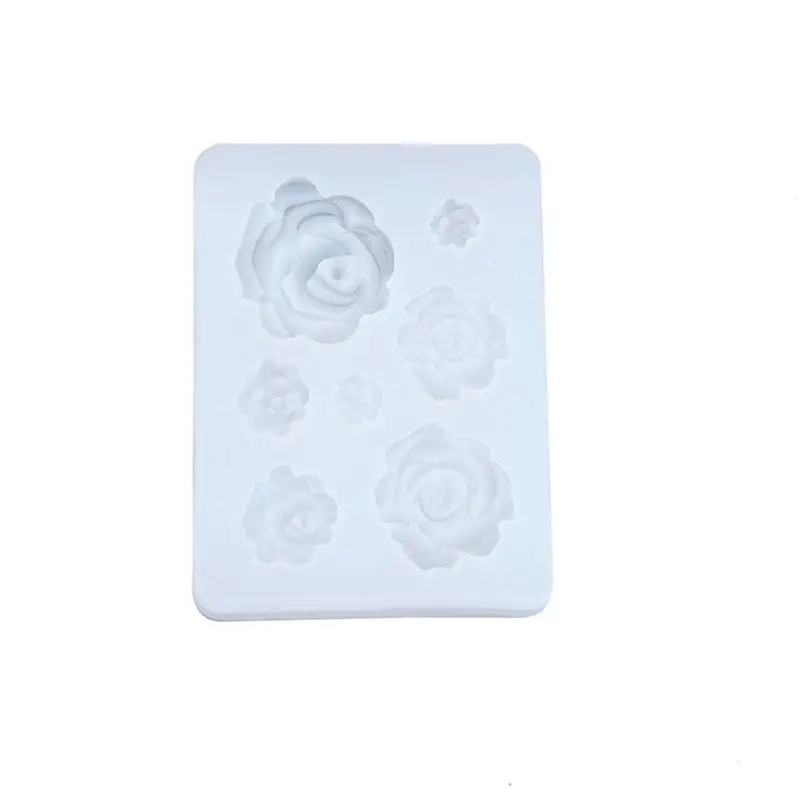 

E0BF Flower Resin Casting Silicone Molds Jewelry Making Tools Casting Molds for DIY Craft Keychain Necklace Earring Project
