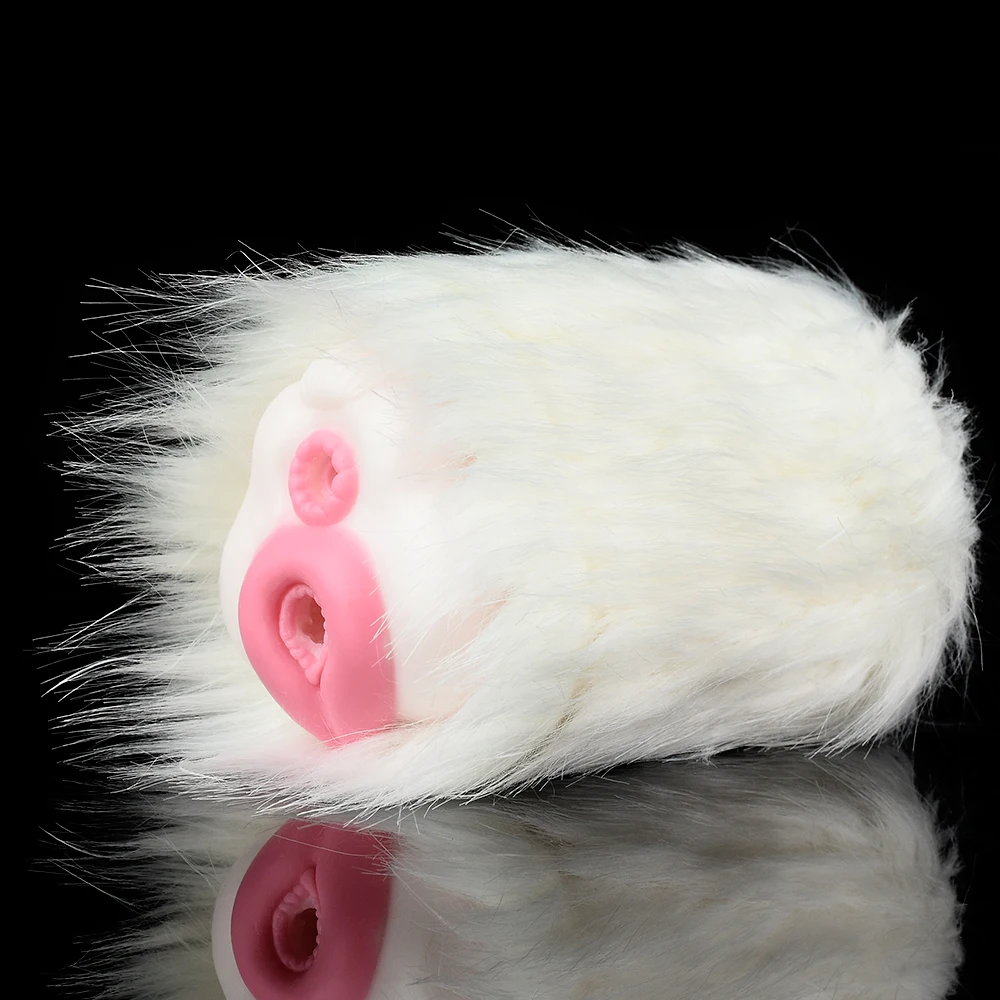 GEEBA двухканальные мужские мастурбаторы реалистичные животные силиконовый пенис