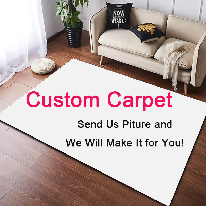 

Customized Carpet Living Room Bedroom Area Rug Computer Chair Area Carpet Children's Cloakroom Pet Carpet Door Step Mat Tent Mat