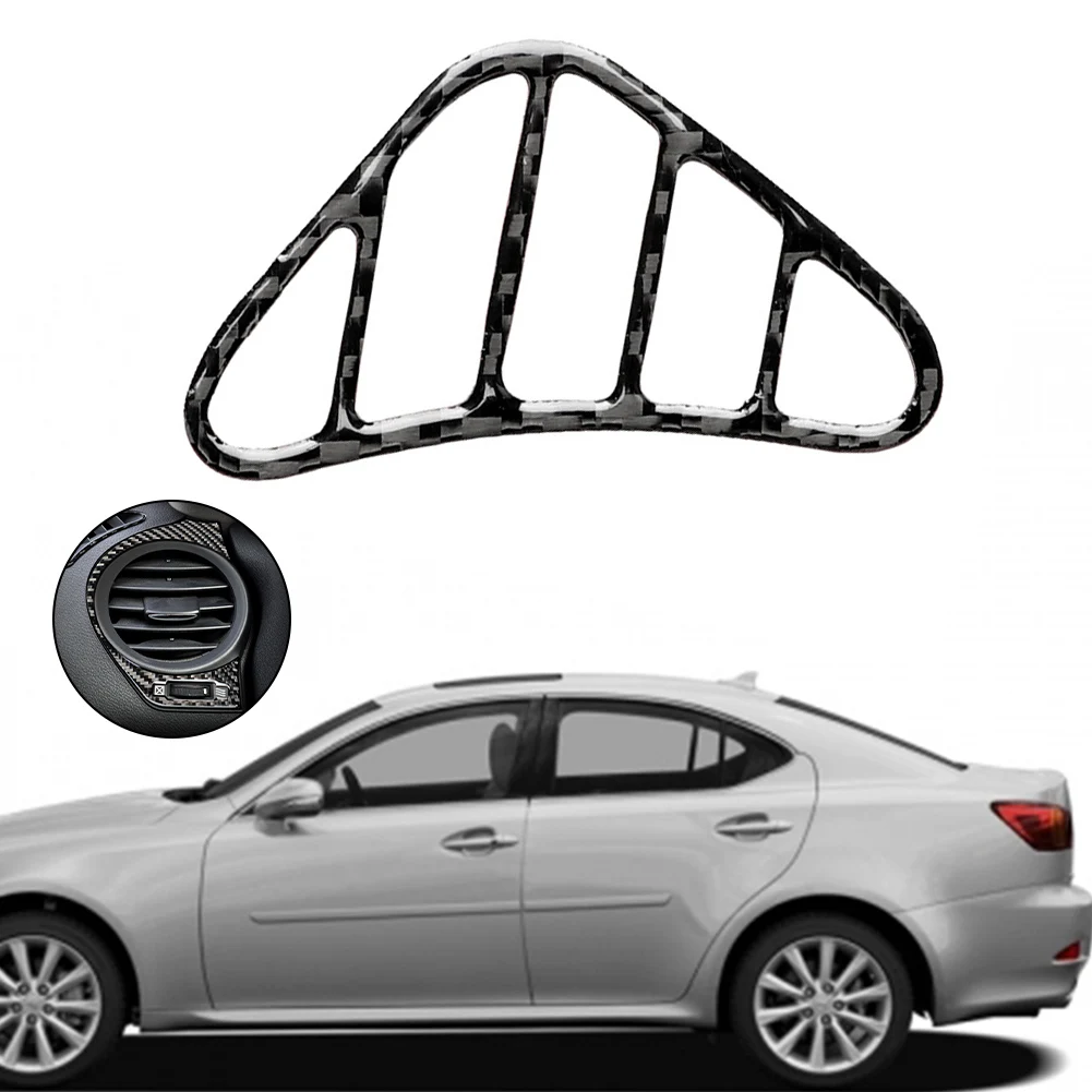 

Decoration Sticker 2g 7.5*4.5 Air Vent Outlet Cover Carbon Fiber For LEXUS IS250 300 350 06-12 Car Accessories