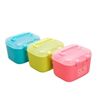 practical plastic container box jewelry display toolbox for screw tools sewing needles storage transparent component case
