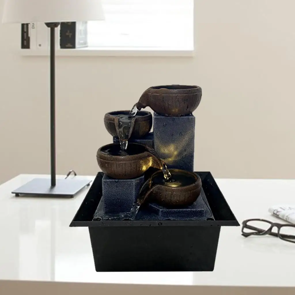 

Настольный фонтан, украшение для дома и спальни, поделки, 1 шт.