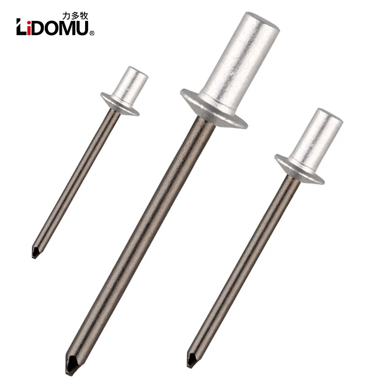 

200/300/500 шт., водонепроницаемые заклепки из алюминия и стали