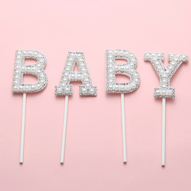 Украшение для торта с жемчугом на День Св. Валентина украшение в виде любимой