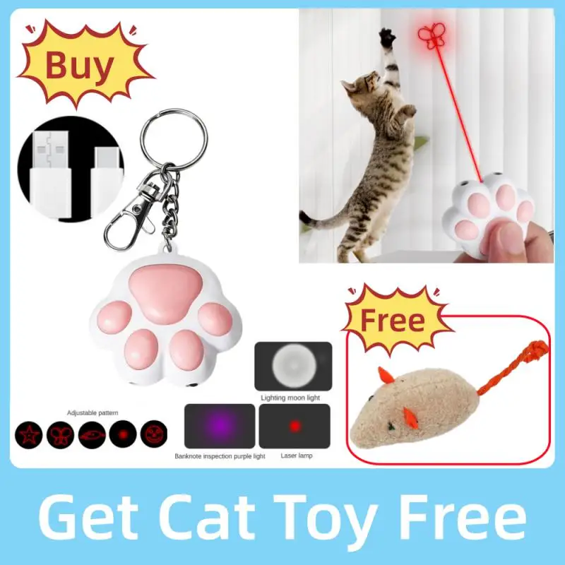 

Игрушки для домашних животных, кошек, перезаряжаемая от USB Лазерная Игрушка, преобразующий узор для кошек, Интерактивная забавная игрушка для котят, Лазерная Игрушка, аксессуары для кошек