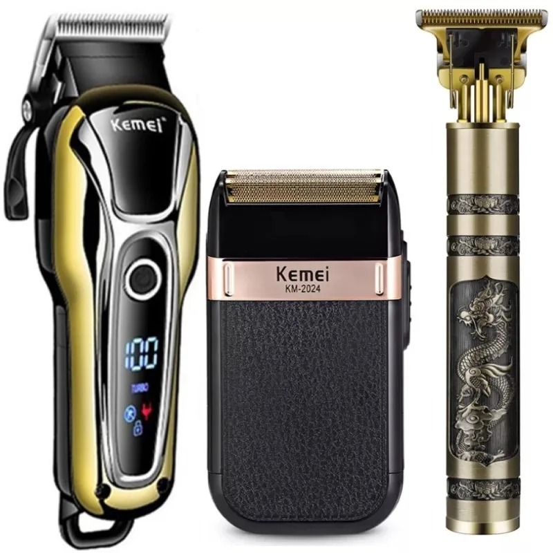Professional Barber Hair Clipper Rechargeable Electric Finis