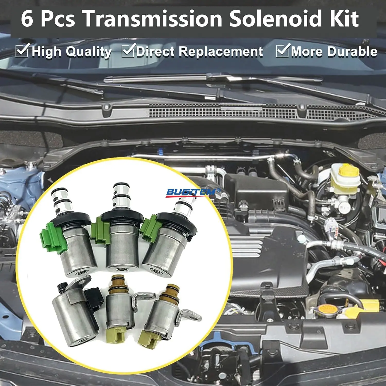 6 шт. 4F27E 48420K-R FN4A-EL набор соленоидов переключения передач EPC PWM совместимый с Mazda 2 3 5