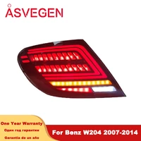 led tail lights for benz w204 taillight 2007 2014 car accessories drl dynamic turn signal lamps fog brake reversing