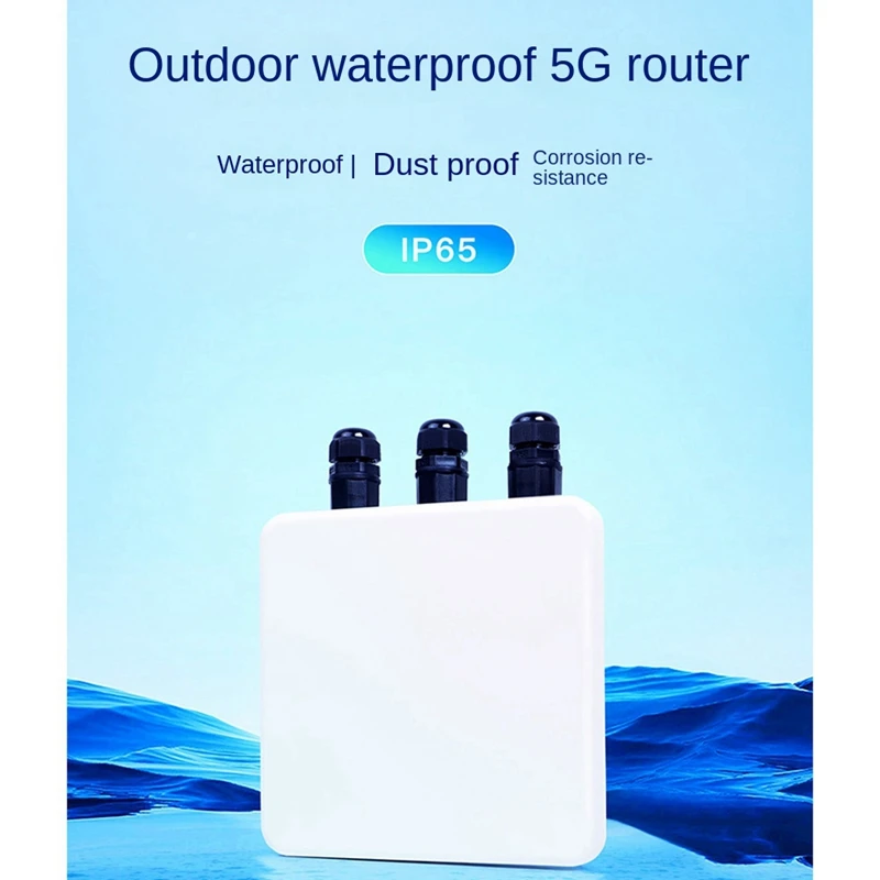 

USR-G816 5G Industrial Grade Wireless Router Outdoor Waterproof IP65 CPE Qualcomm Chip Gigabit Ethernet Port Card Router