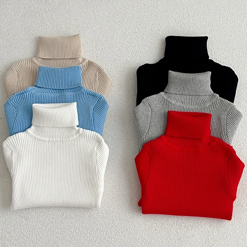 Детская зимняя одежда для девочек детский пуловер мальчиков вязаный свитер