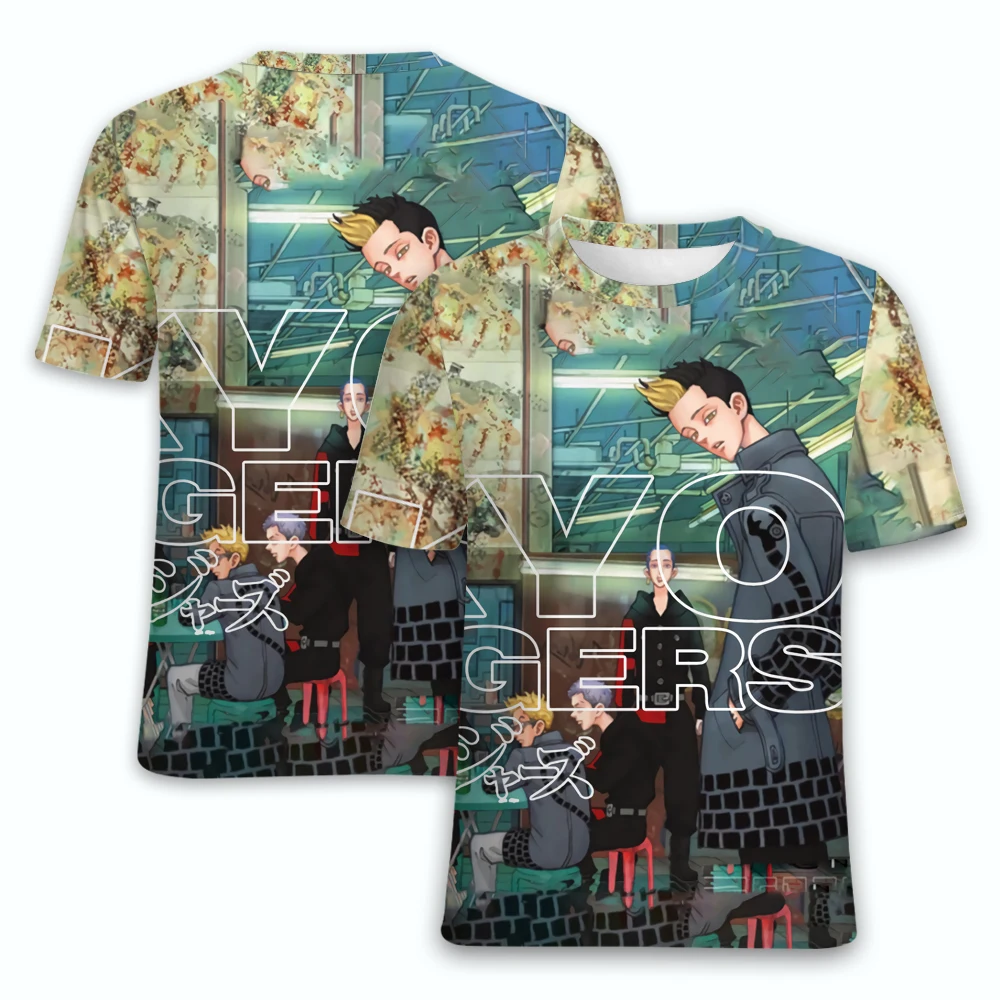 

Japan Anime Tokyo Avengers 3D Printed T-Shirts Summer Men Women T Shirt Hip Hop Fashion Oversized Streetwear Boys Girls Clothing