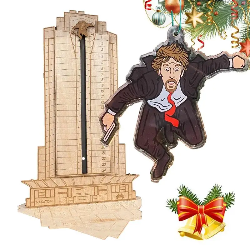 

Твердый календарь с надписью «Advent», деревянный календарь с надписью «2022», твердый креативный календарь с подвесным орнаментом