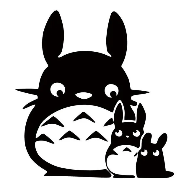 

15x14 cm Car Stickers Vinyl Decal My Neighbor Totoro Motorcycle Decorative Accessories Creative