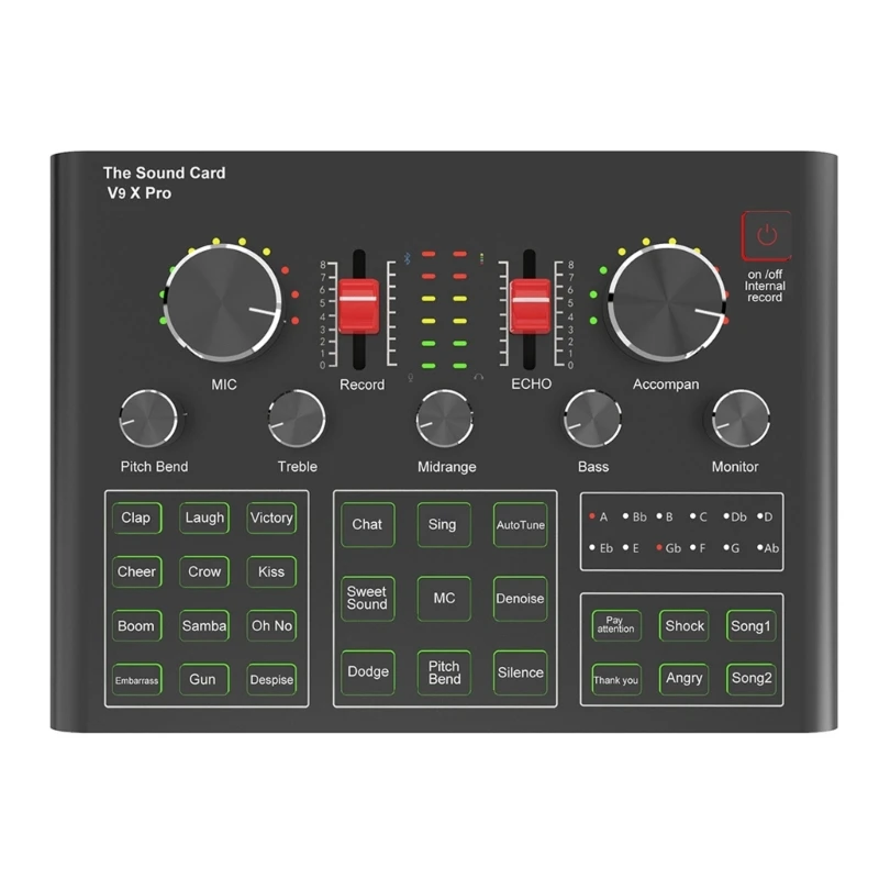 Профессиональный аудио микшер для живого звука звуковая плата вилка и игр DJ Live