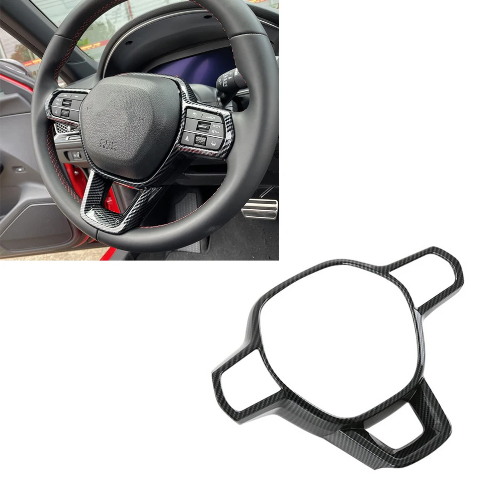 

Яркая рамка из углеродного волокна для выпуска воздуха для Honda Civic 2022, аксессуары для интерьера автомобиля, Декор