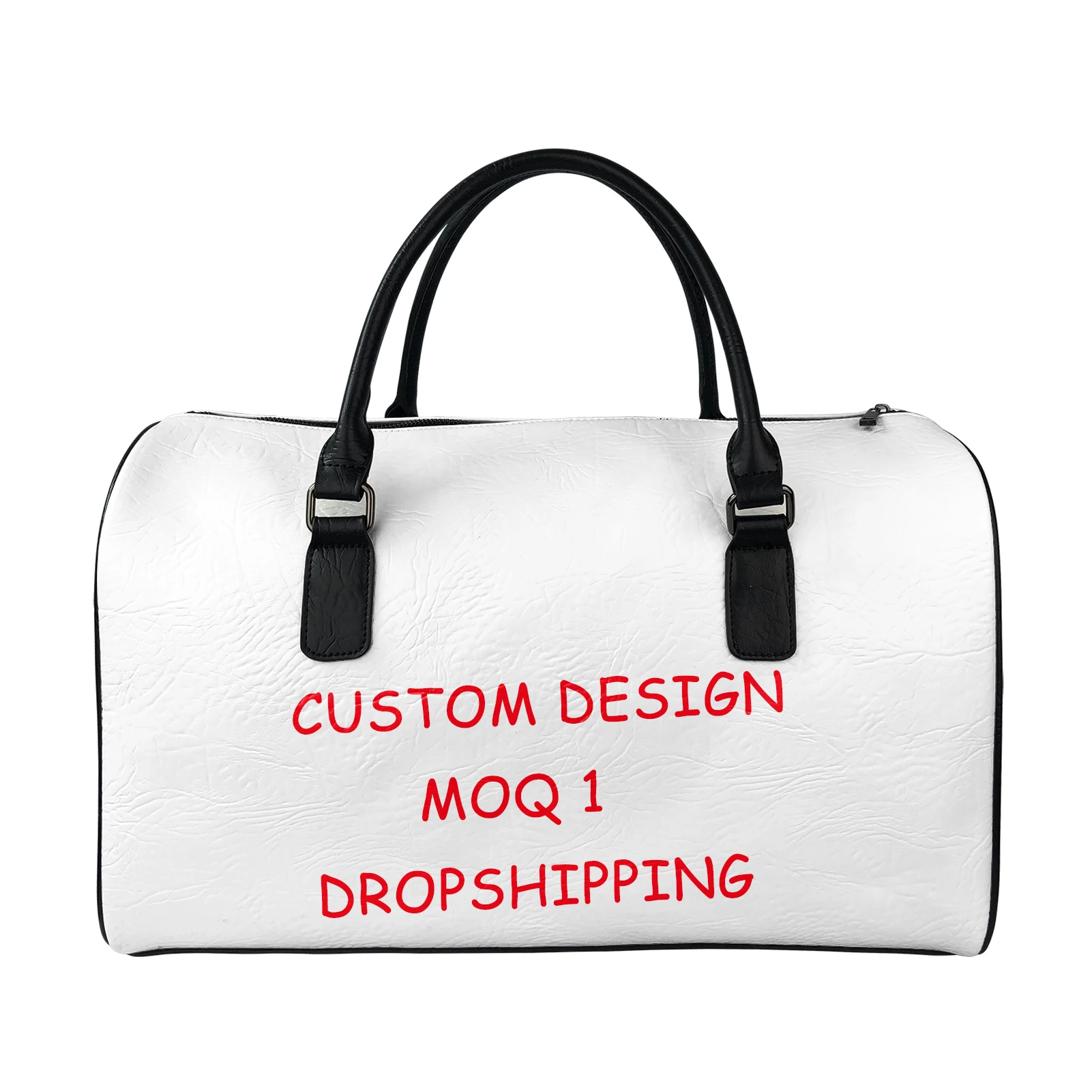 Print On Demand Travel Luggage Bags Hand Suitcase Custom Logo Women Duffle Bag Designer Travel Leather Large Duffle Bag