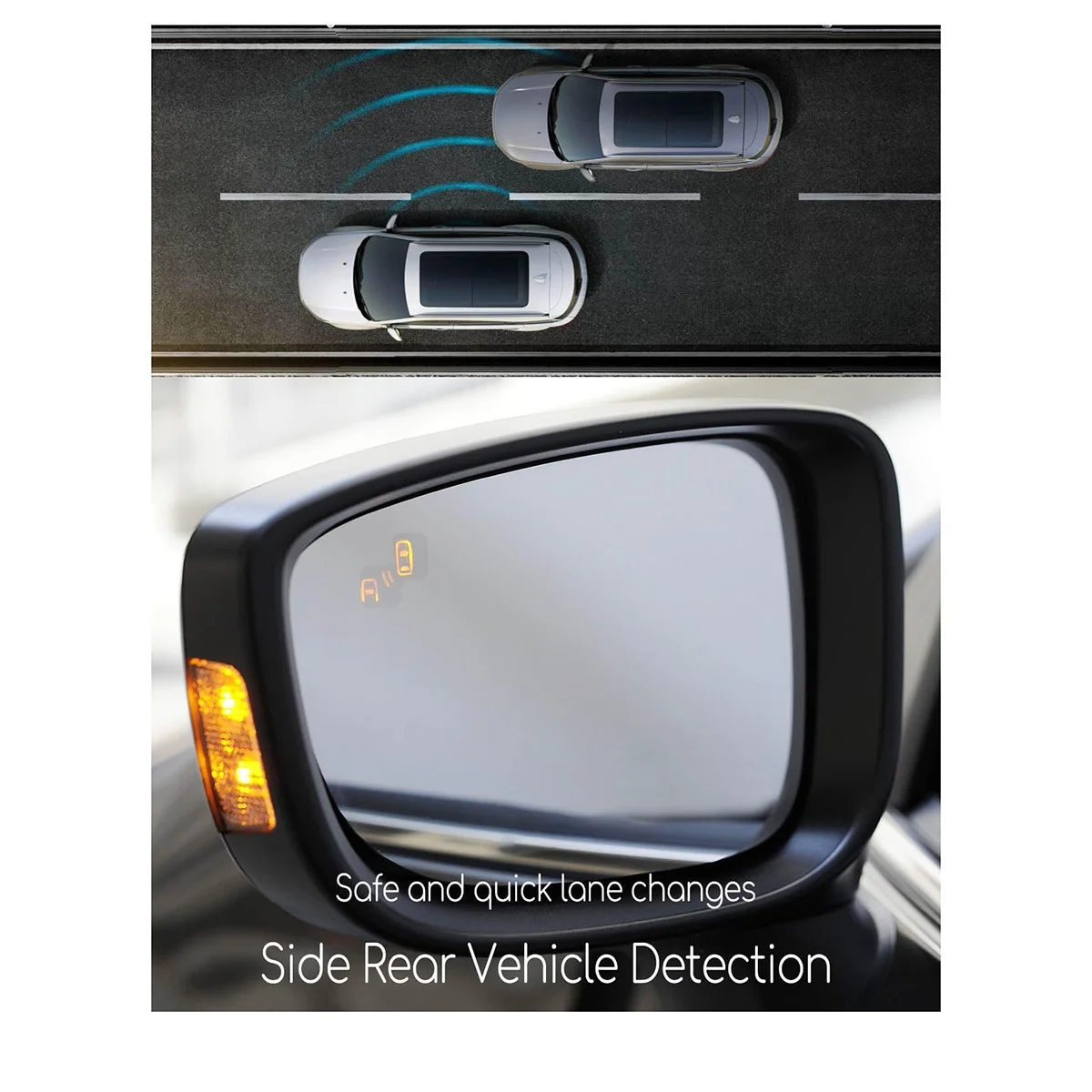 Для Mazda CX-5 2017-2023 CX-9 2016-2021 стекло бокового зеркала с подогревом для мониторинга