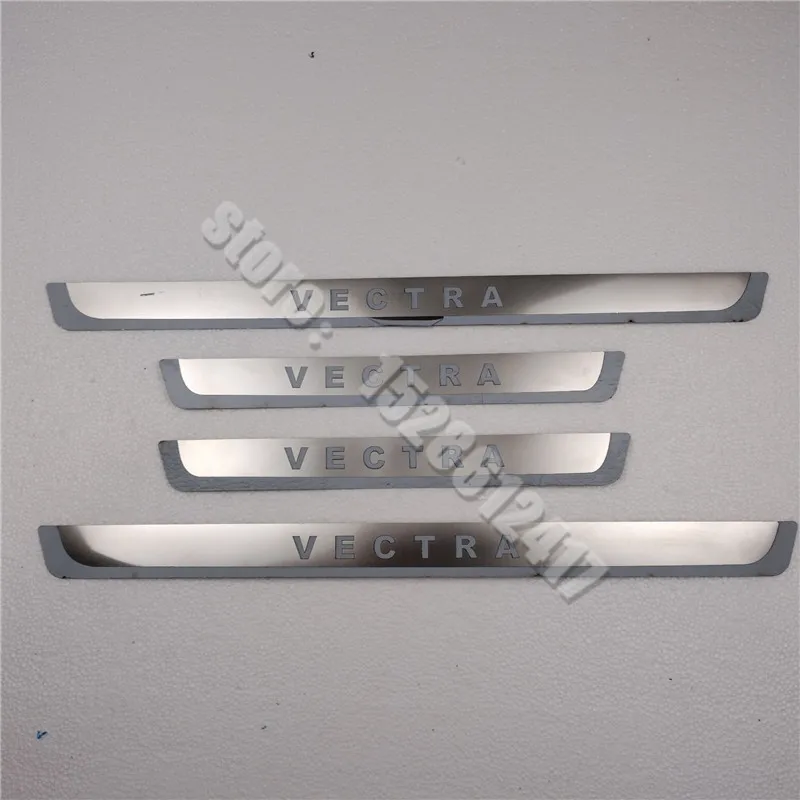 

For Vauxhall Opel Vectra Door Sill Scuff Plate Guard Stainless Steel Kick Pedal Sticker Car Styling Accessories op1