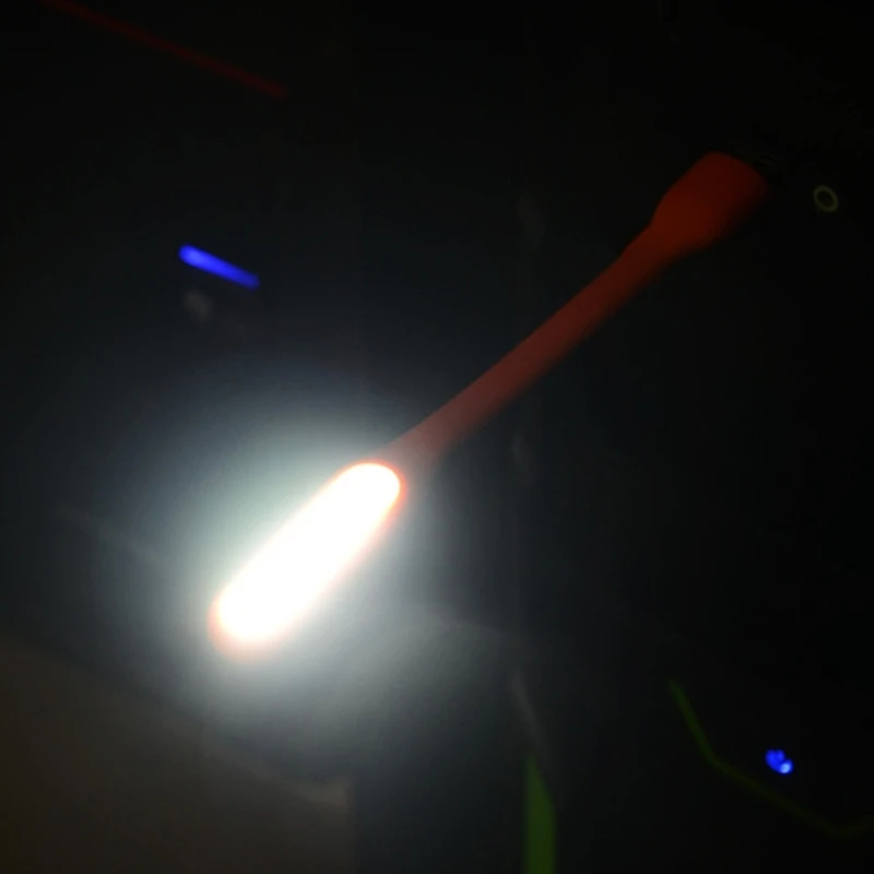 

2 PCS Portable LED Keyboard Lights Flexible USB LED Light Eye-Protection Reading Lamp for Power Bank PC Notebook Laptop