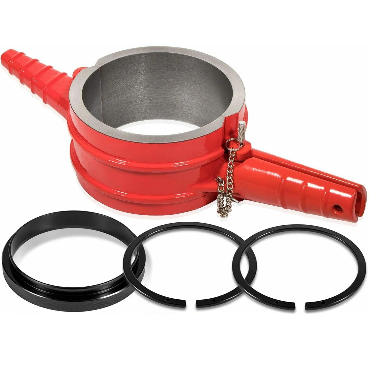 

Chuang Qian 7040 Piston Ring Compressor Tool+Adapter+Anti-Polishing Ring For Cummins ISX/QSX Red