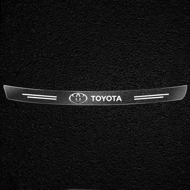 Прозрачный значок багажника автомобиля защитная наклейка на автомобиль для Toyota