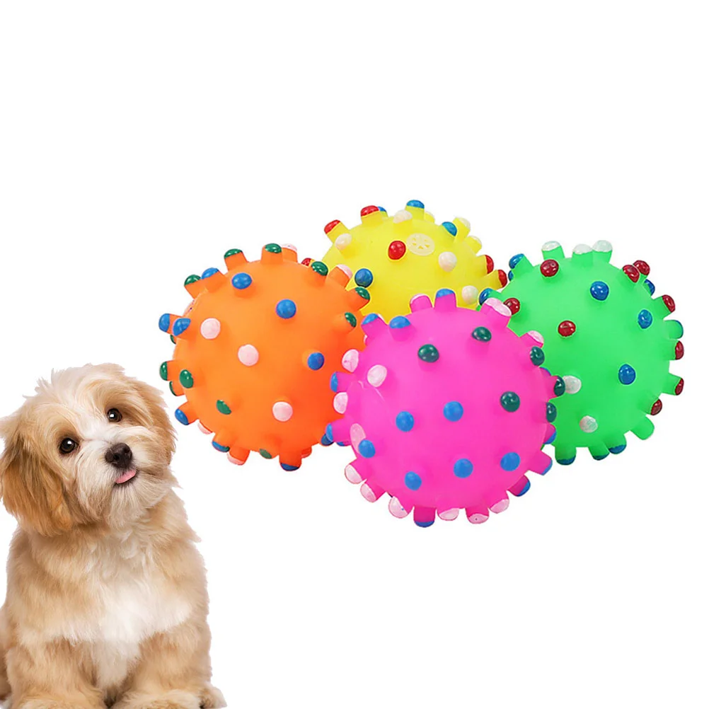 

Dog Toys Squeaky Pet Toy Sound Chew Playing Puppy Chewing Rubber Teething Dogs Cat Molar Squeeky Latex Funny Puppies