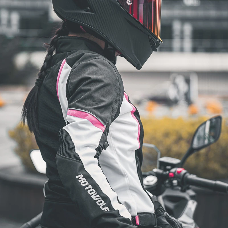 Женская мотоциклетная одежда дышащая для верховой езды съемная защитная со