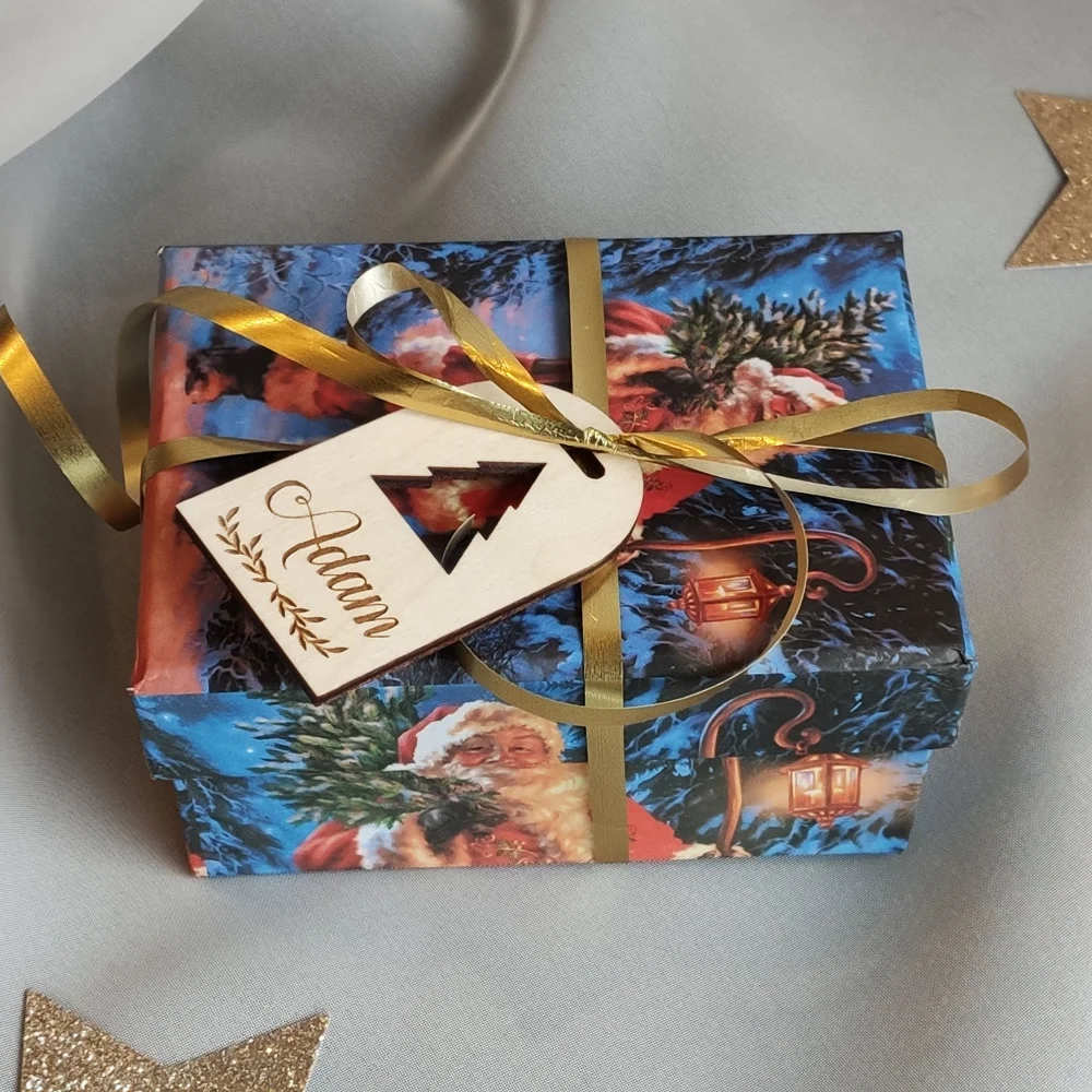 5/10/20 шт. новогодние Деревянные Подвески для ёлки