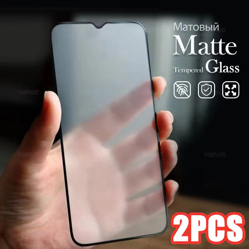 Фото Матовое закаленное стекло 9H для Huawei Nova Y60, Y61, Y62, Y70 Plus, Y71, Y72, Y90, защита экрана от отпечатков пальцев, 2 шт. №1