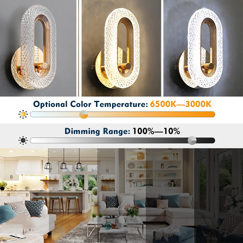 Светодиодная лампа в скандинавском стиле с бабочкой простой настенный