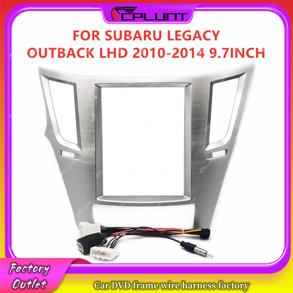 

Автомобильная стереомагнитола cpiston 2 Din с рамкой, адаптер Fascia ДЛЯ SUBARU LEGACY OUTBACK LHD 9,7 дюймов Android DVD, комплект панели приборной панели