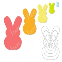 arrival new craft metal cutting dies diy bunnies scrapbooking diary greeting card coloring photo album decoration embossing mold