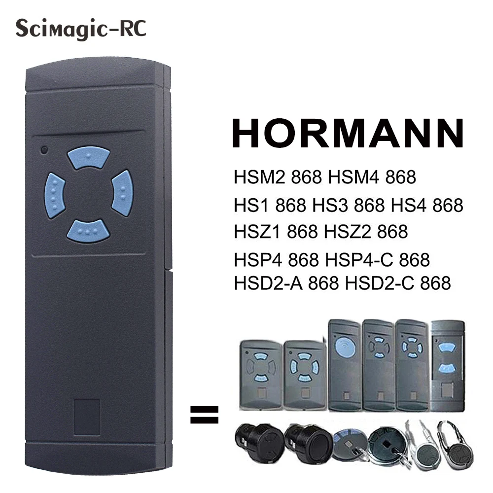 

Копия пульта дистанционного управления Hormann Marantec 868 МГц HSE4 HS4 HSM2 HSM4 HSE2, пульт дистанционного дублирования 868,3 МГц для открывания Гаражных дверей