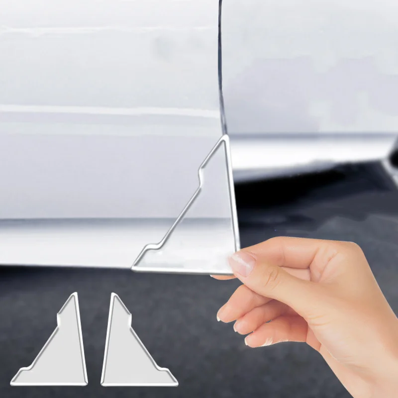 2 шт. угловой дверной угол защитный чехол от столкновений прозрачные силиконовые