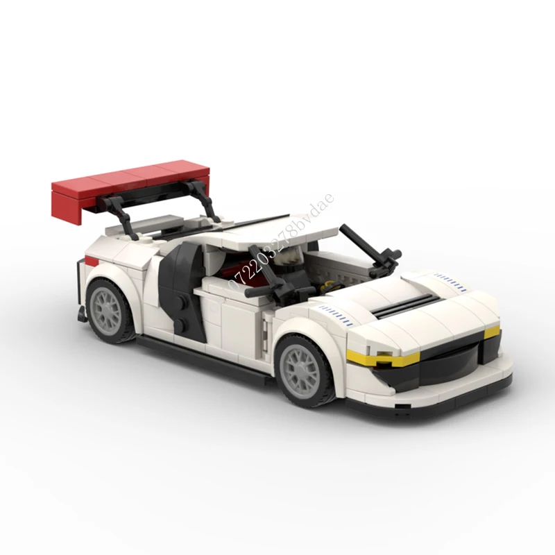 

310PCS MOC Speed Champions Audis R8 LMS SportsCar Model Building Blocks Technology Bricks DIY Creative Assembly Kids Toys Gifts