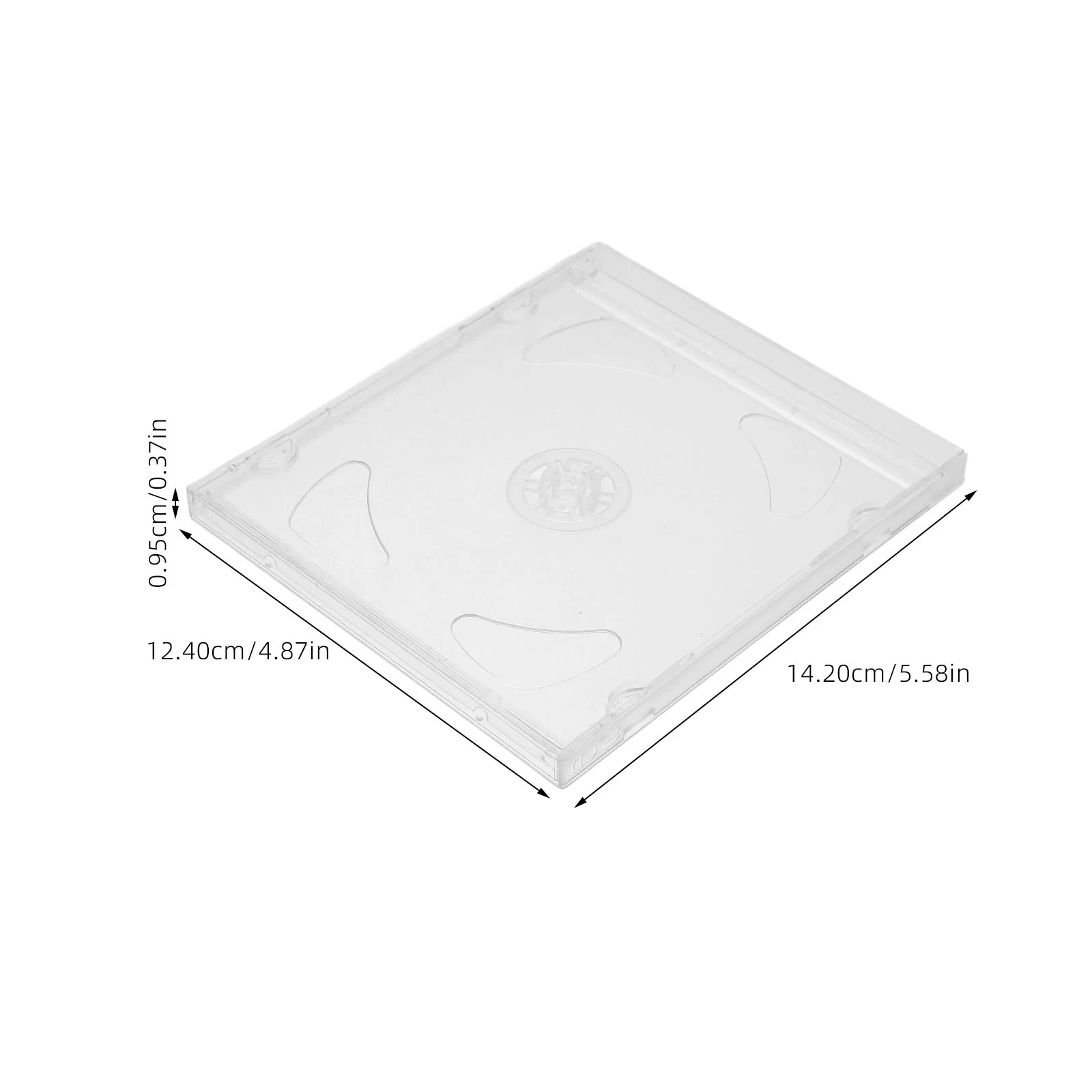 6 шт. чехол для компакт-дисков пустые чехлы держатель пустой тонкий DVD-дисплей