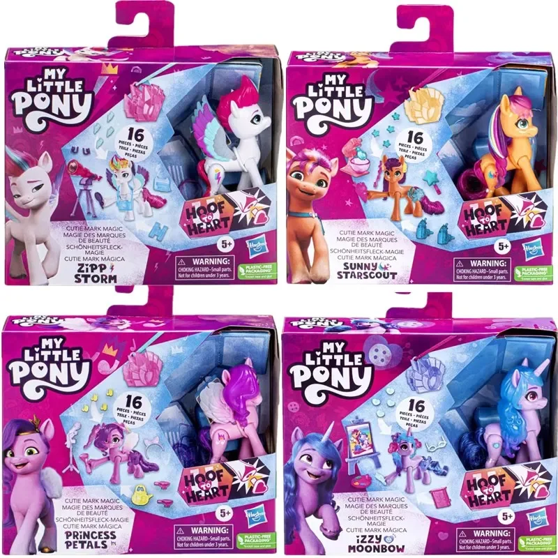 

Hasbro My Little Pony Izzy Sunny Pipp Zipp Action Figure Big Movies Cute Logo Series Doll Model Toy Collect Ornaments Kids Gifts