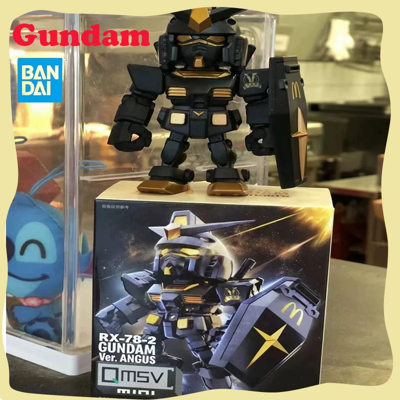 

Bandai Mcdonald'S Gunpla Qmsv Mini Rx-78-2 Gundam Ver Angus Type Action Figures High Quality Collectible Robot Kits Models Toys