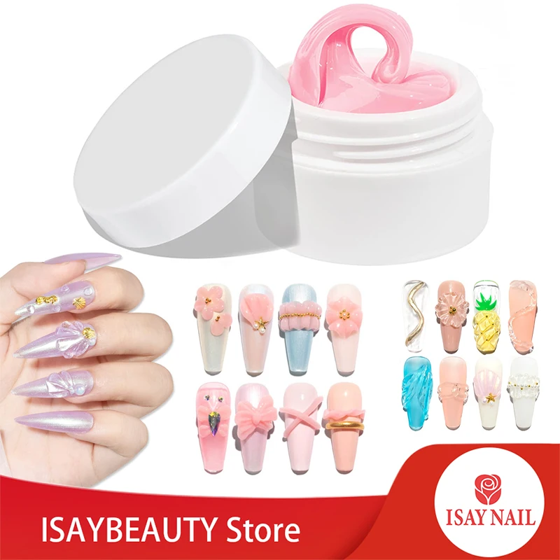 

ISAYBEAUTY твердый моделирующий гель для ногтей 15 мл 4 в 1 УФ-гель для наращивания ногтей Клей для акриловых ногтей Мягкий гель для ногтей