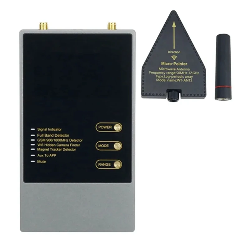 

Signal Scanner Detector Kit RF Signal Camera Wifi Camera GSM Sound Signal Tracker Wiretap Finder
