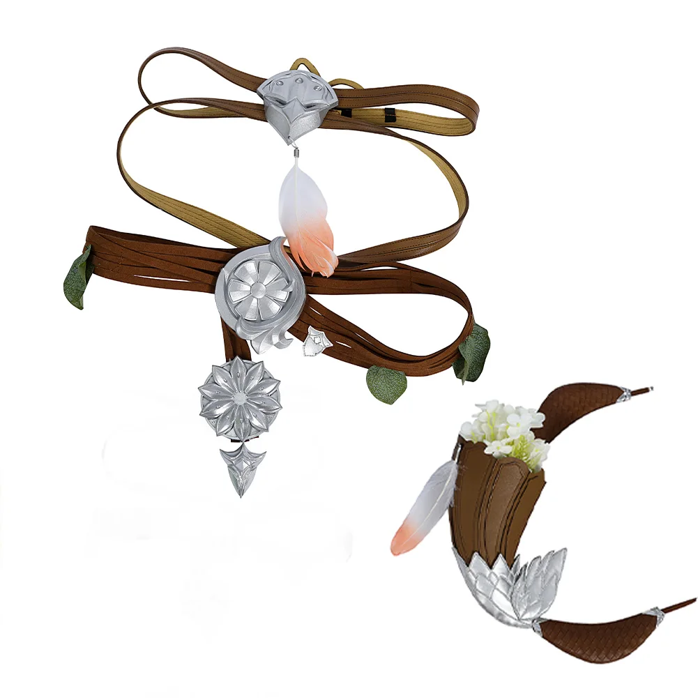 Nophica Косплей Ремни Костюм FF14 Аксессуары Хэллоуин Карнавал Вечеринка Маскировка