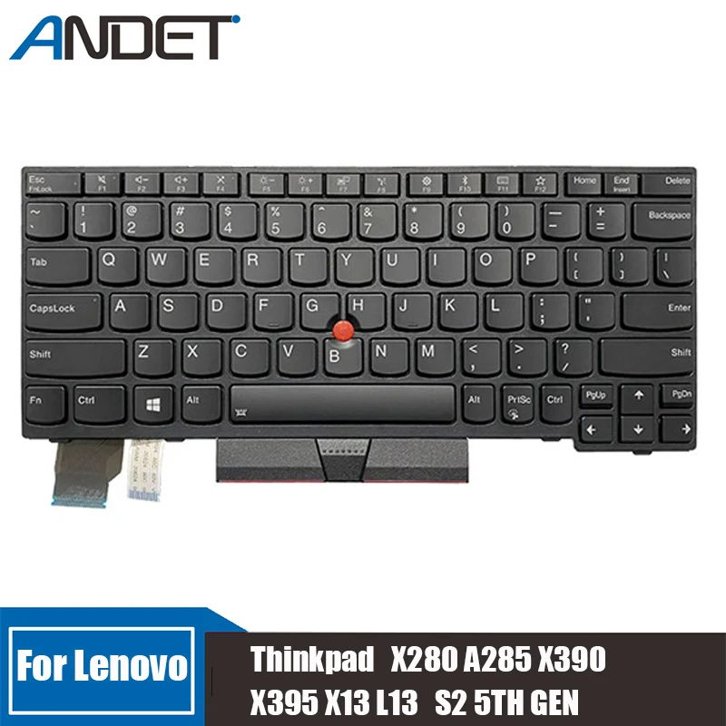 

New Original For Lenovo Thinkpad X280 A285 X390 X395 X13 L13 S2 5TH GEN With Backlight Notebook Keyboard Laptop Accessories