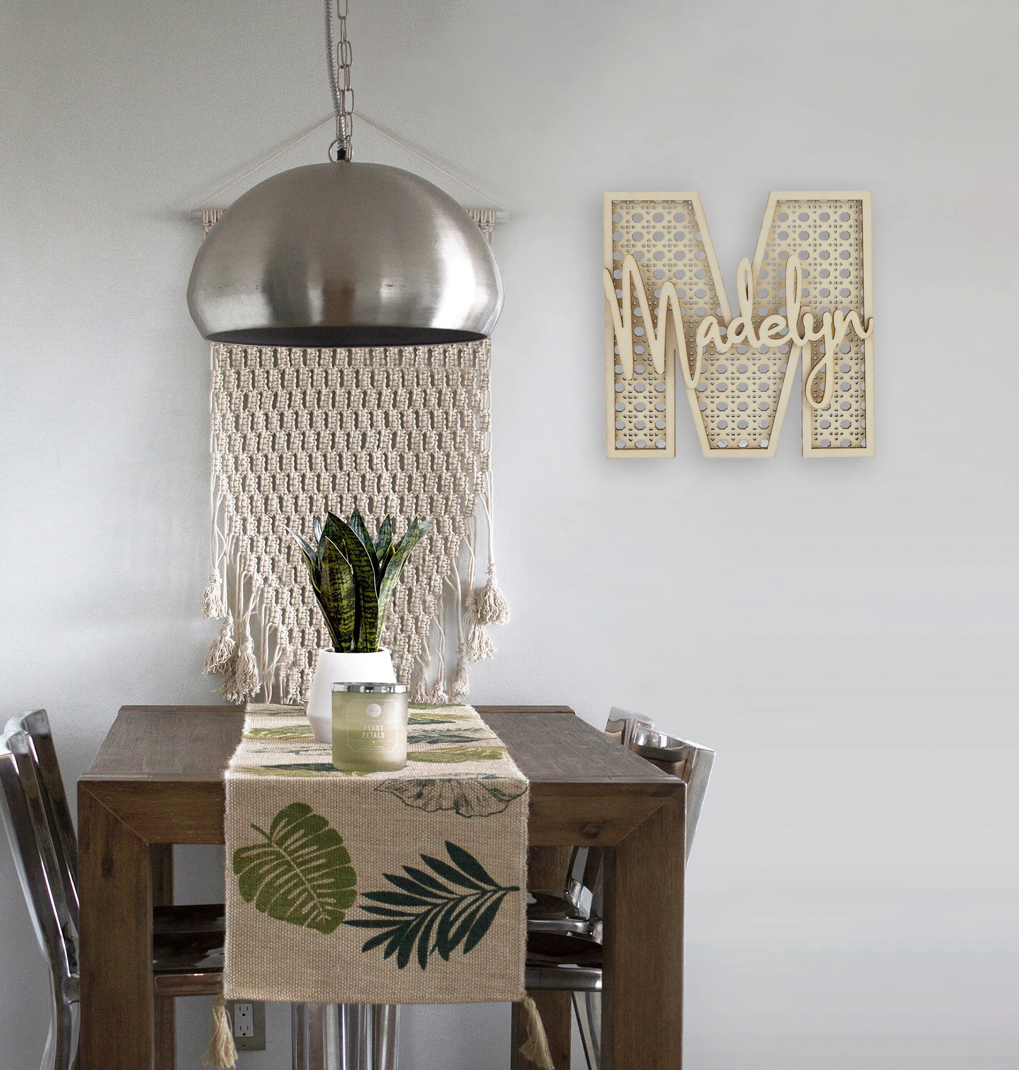 Customizable nameWooden Ornaments English Alphabet Creative Decorative Sign Rustic Style Wedding Gift For Home Room Decoration