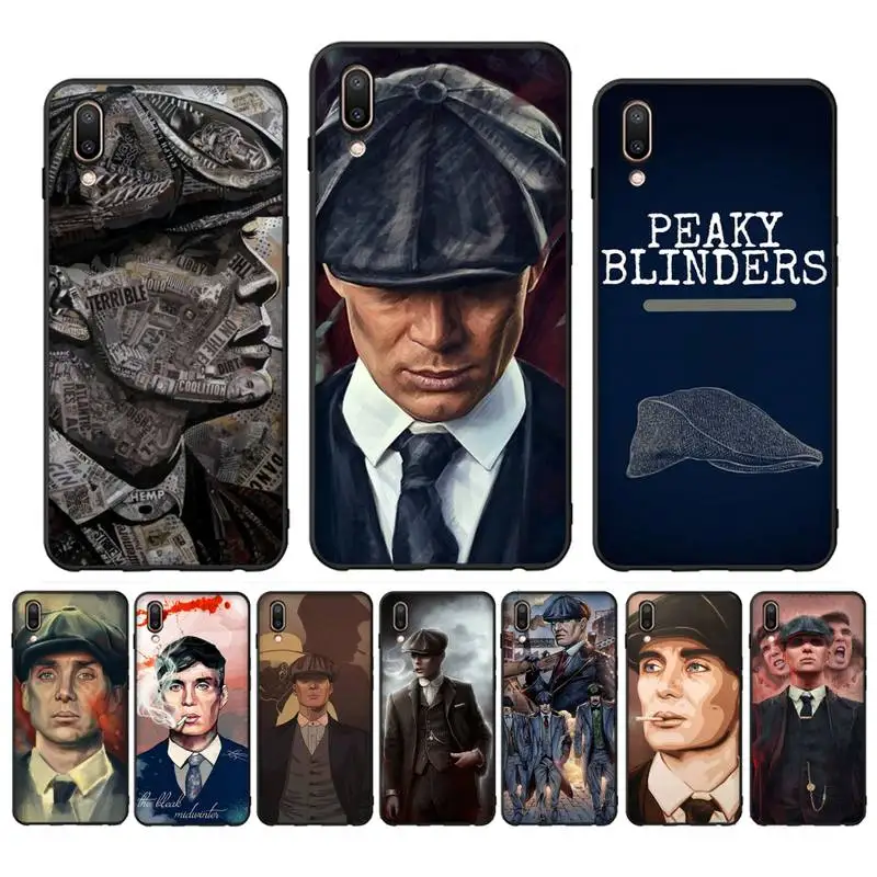 

Peaky Blinders Thomas Shelby Lambskin Phone Case for Vivo Y91C Y11 17 19 17 67 81 Oppo A9 2020 Realme c3