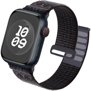 Ремешок нейлоновый для Apple Watch Band 44 мм 40 мм 49 мм 45 мм 41 мм 38 мм 42 мм 44 мм, браслет Correa iwatch Series 9 8 se 7 6 5 4 3 ultra 2