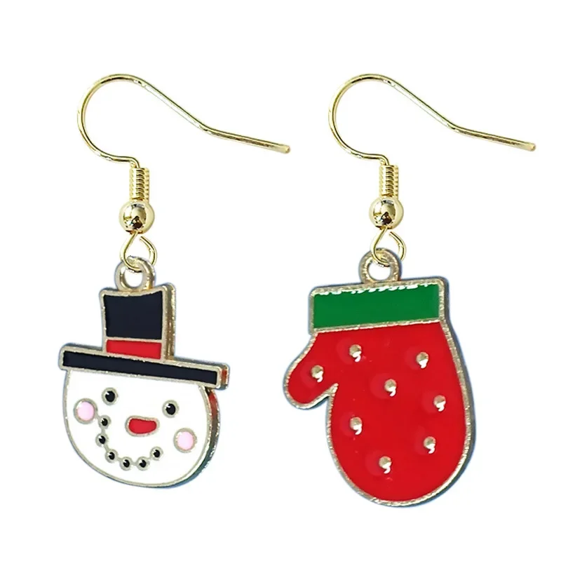 Ювелирные изделия серьги в рождественском стиле Необычные милые индивидуальные