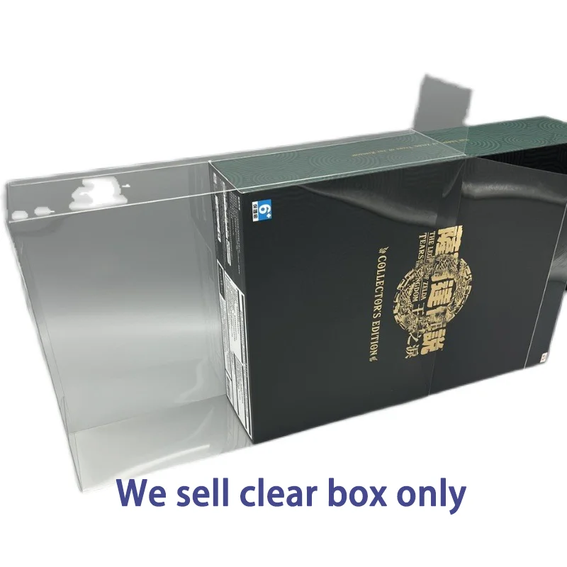 

100PCS Transparent Box For Switch NS Console For The Legend of Zelda: Tears of the Kingdom Collector's Edition Display Clear box