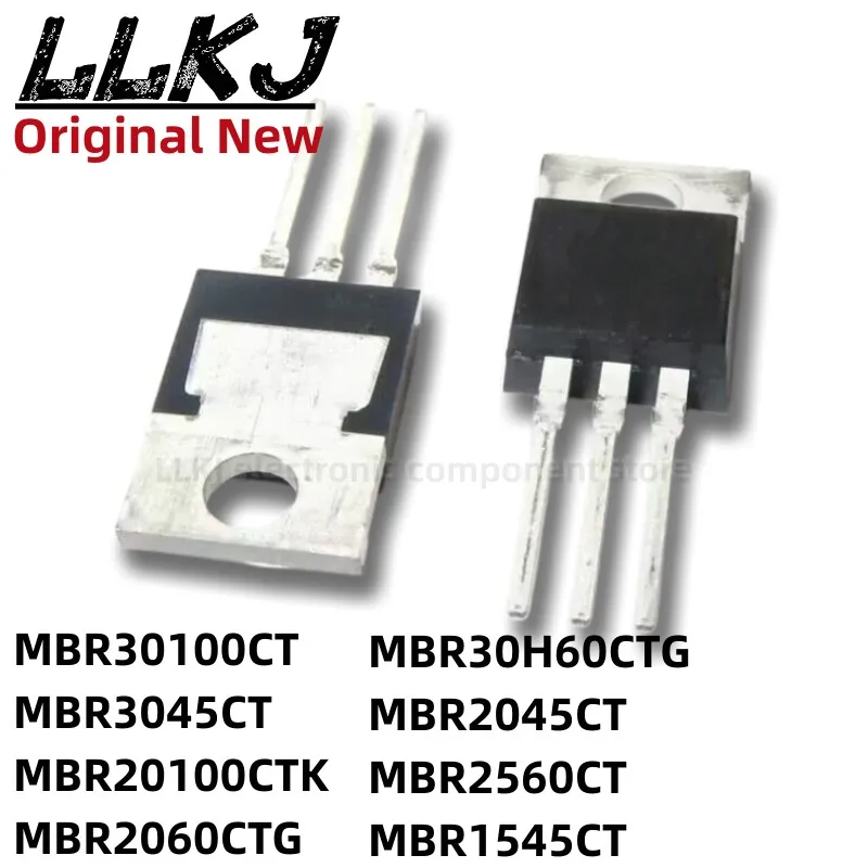 

1 шт. MBR30100CT MBR3045CT MBR20100CTK MBR2060CTG MBR30H60CTG MBR2045CT MBR2560CT MBR1545CT TO-220 MOS FET